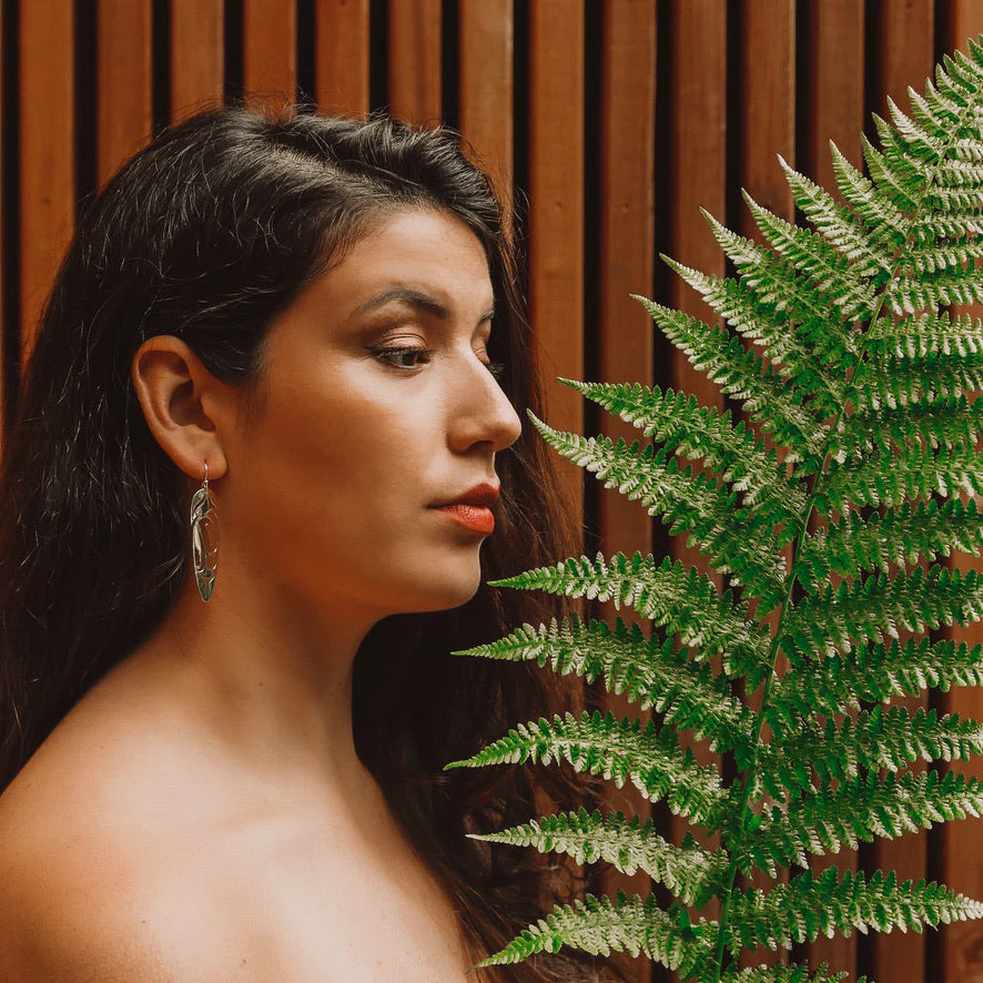 Feather Earrings - Sterling Silver or Brass