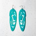 Eagle/Raven Feather Earrings - Acrylic 3"