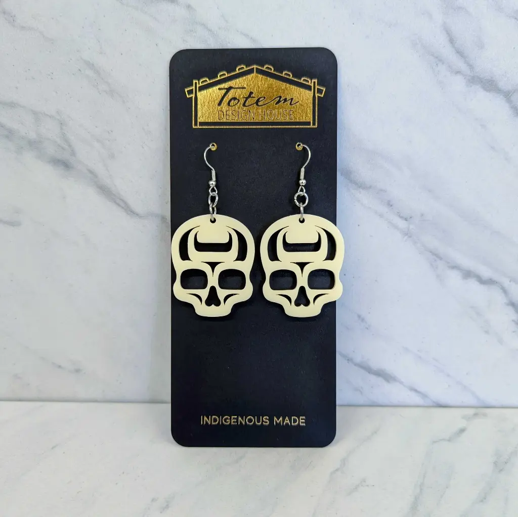 Ancestral Skull Earrings - Acrylic