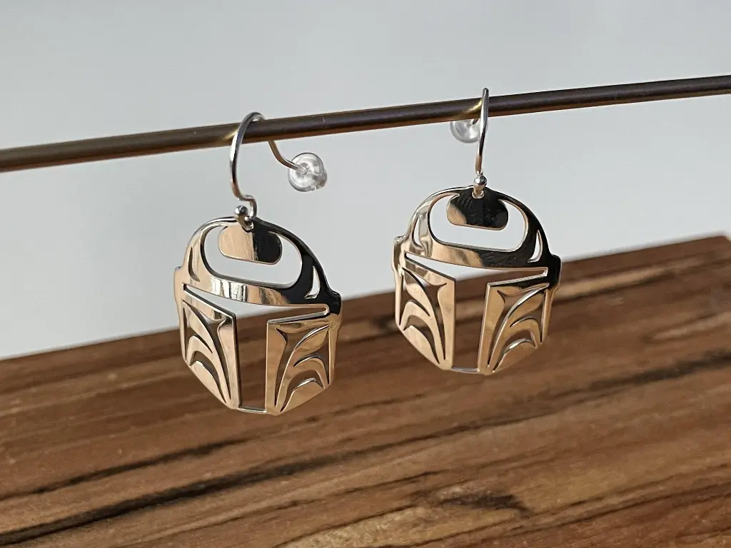 Protector - Earrings Sterling Silver or Brass