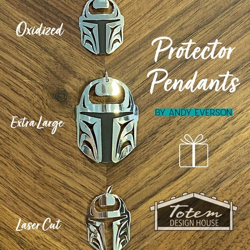 Protector - Silver or Brass Pendant