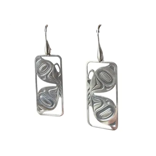 Butterfly Silver Earrings